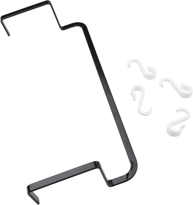 رفافة مناشف سوداء صغيرة مدمجة ساخنة بدون حفر، مشعاع حمام، مدفأة، ملحق منزلي - Image 1